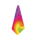 Rainbow Flow Print Hand Towel