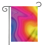 Rainbow Flow Print House Flag