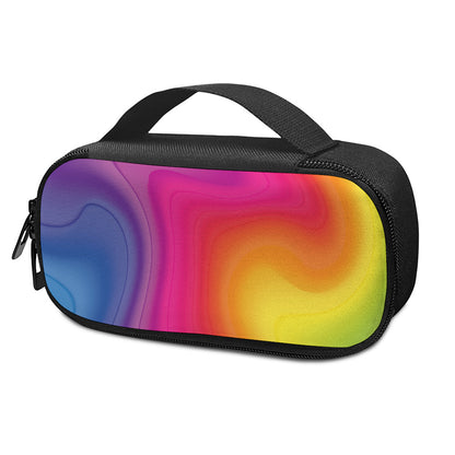 Rainbow Flow Print Insulin Cooler Travel Case