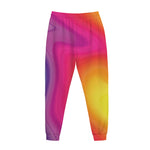 Rainbow Flow Print Jogger Pants