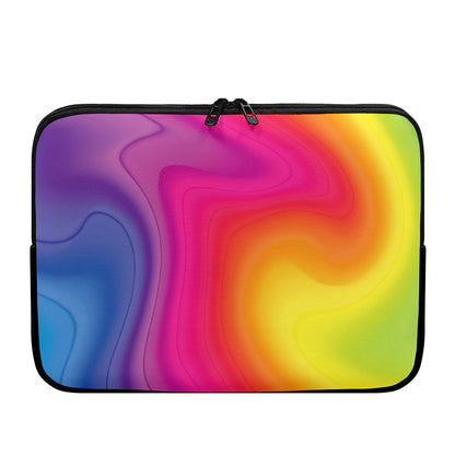 Rainbow Flow Print Laptop Sleeve