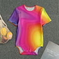 Rainbow Flow Print Men's Bodysuit