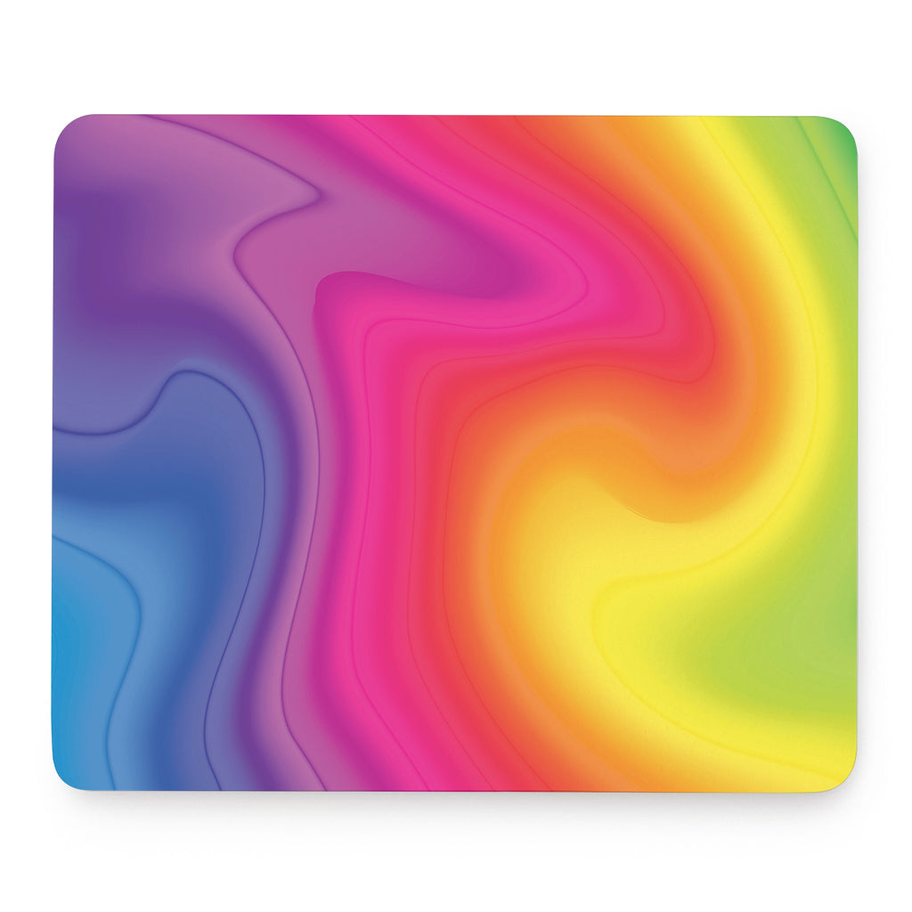 Rainbow Flow Print Mouse Pad