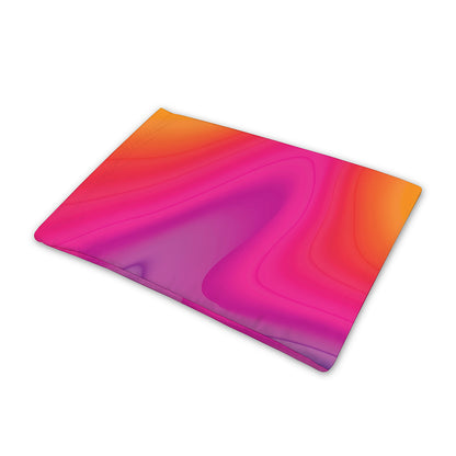 Rainbow Flow Print Pet Cooling Mat Cover