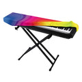 Rainbow Flow Print Piano Keyboard Cover
