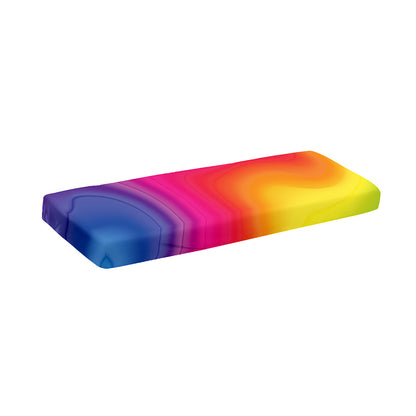 Rainbow Flow Print Piano Keyboard Cover