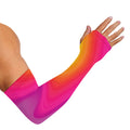 Rainbow Flow Print Sun Protection Arm Sleeves