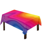 Rainbow Flow Print Tablecloth