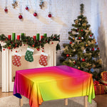 Rainbow Flow Print Tablecloth