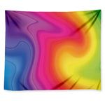 Rainbow Flow Print Tapestry