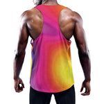 Rainbow Flow Print Training Tank Top