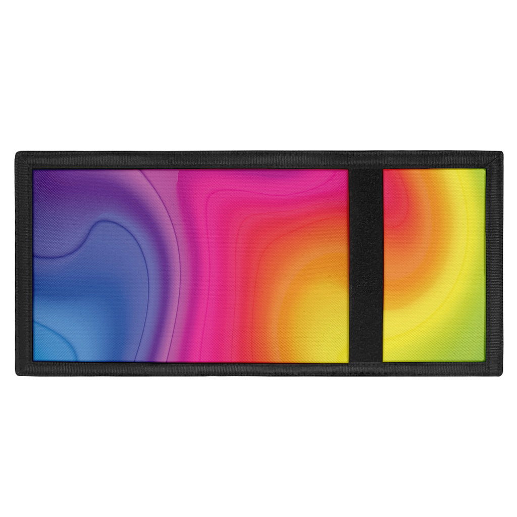 Rainbow Flow Print Trifold Wallet