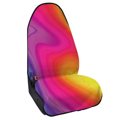 Rainbow Flow Print Waterproof Car Seat Cover