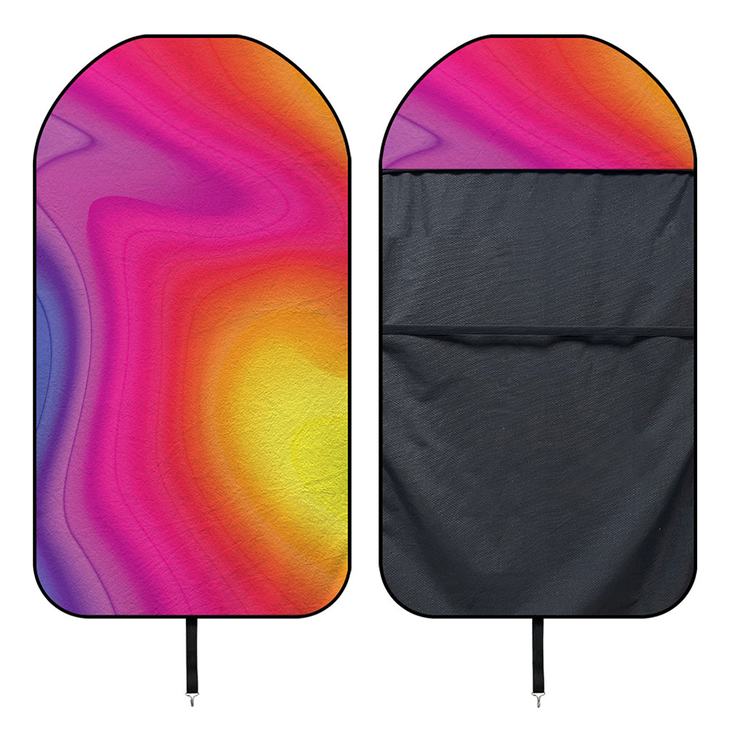 Rainbow Flow Print Waterproof Car Seat Cover