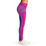 Rainbow Flow Print Women's Leggings
