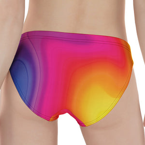 Rainbow Flow Print Women's Panties