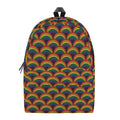 Rainbow Gay Pride Pattern Print School Backpack