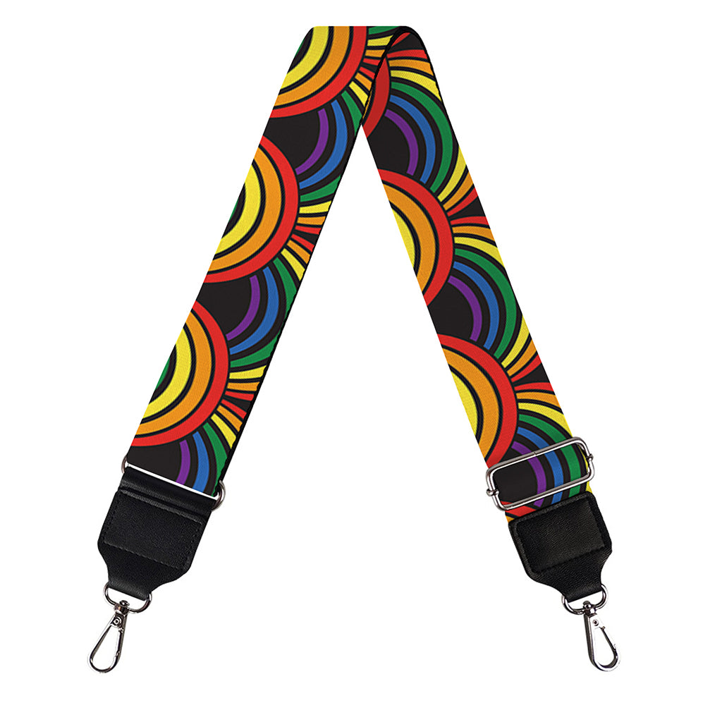 Rainbow Gay Pride Pattern Print Bag Strap