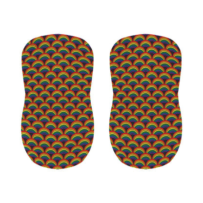 Rainbow Gay Pride Pattern Print Bar Stool Covers