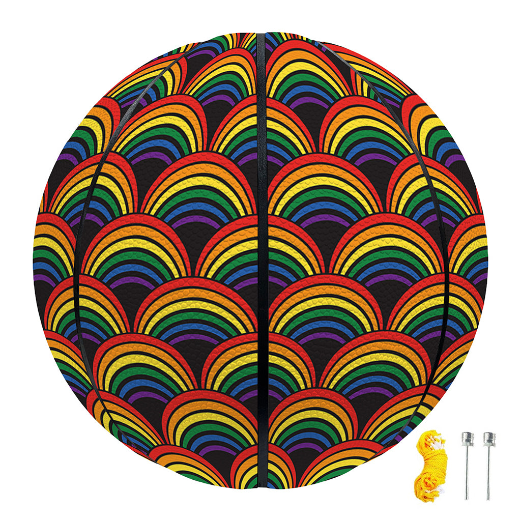 Rainbow Gay Pride Pattern Print Basketball