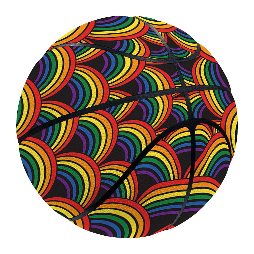 Rainbow Gay Pride Pattern Print Basketball