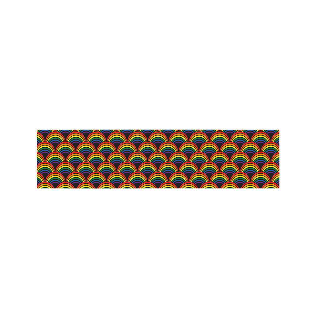 Rainbow Gay Pride Pattern Print Bed Runner