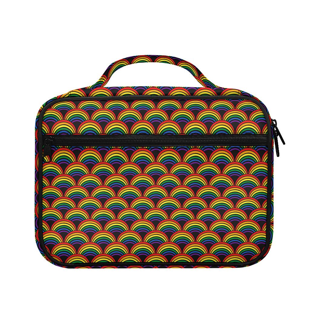 Rainbow Gay Pride Pattern Print Briefcase Bible Bag