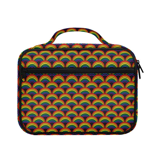 Rainbow Gay Pride Pattern Print Briefcase Bible Bag