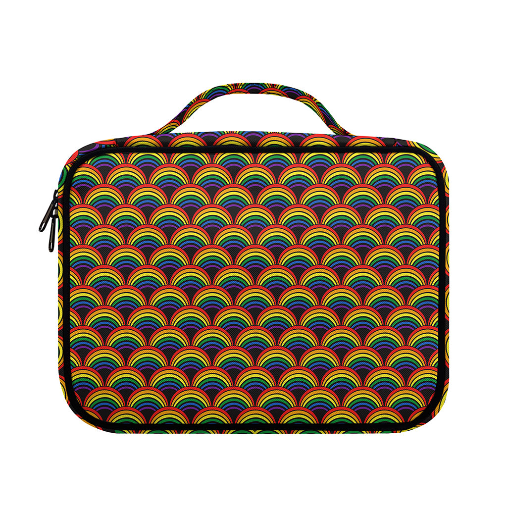 Rainbow Gay Pride Pattern Print Briefcase Bible Bag