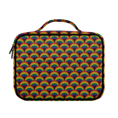 Rainbow Gay Pride Pattern Print Briefcase Bible Bag