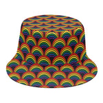 Rainbow Gay Pride Pattern Print Bucket Hat