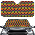 Rainbow Gay Pride Pattern Print Car Windshield Sun Shade