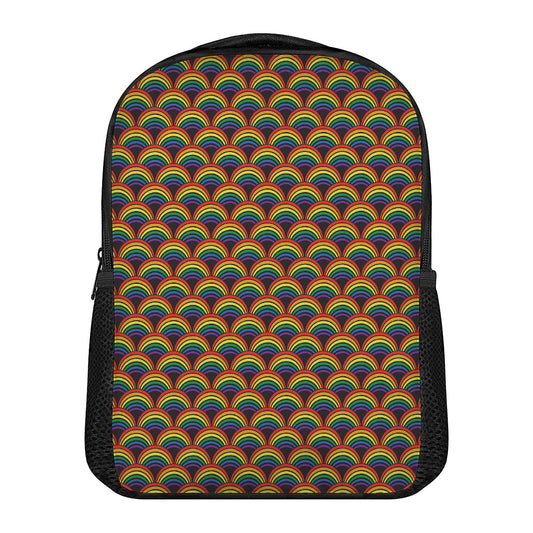 Rainbow Gay Pride Pattern Print Casual Backpack