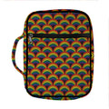 Rainbow Gay Pride Pattern Print Front Pocket Bible Bag