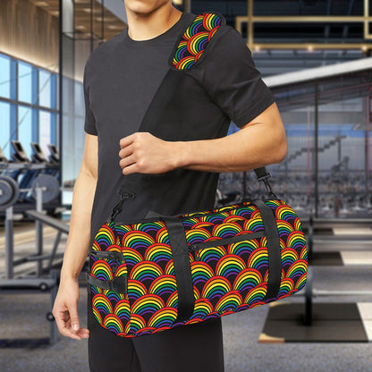Rainbow Gay Pride Pattern Print Gym Bag