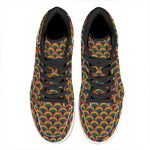 Rainbow Gay Pride Pattern Print High Top Leather Sneakers