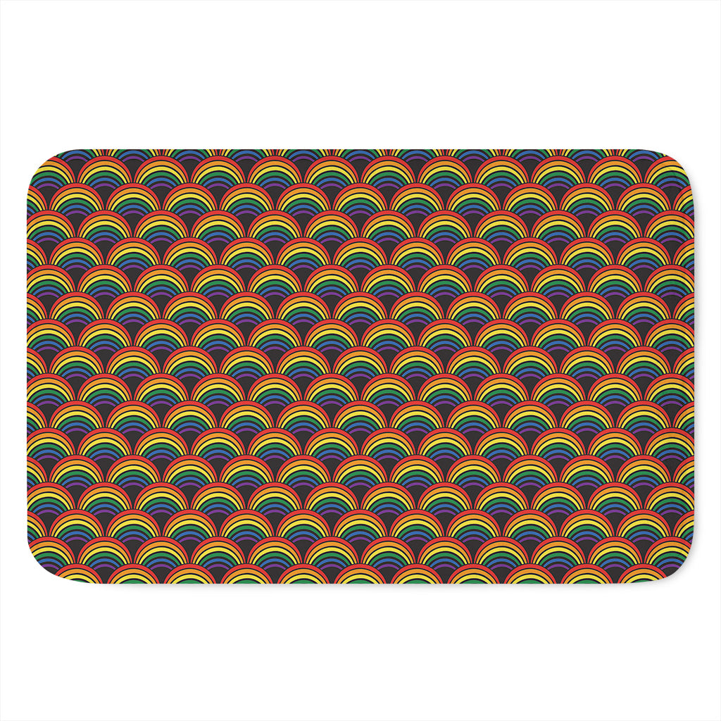 Rainbow Gay Pride Pattern Print Indoor Door Mat