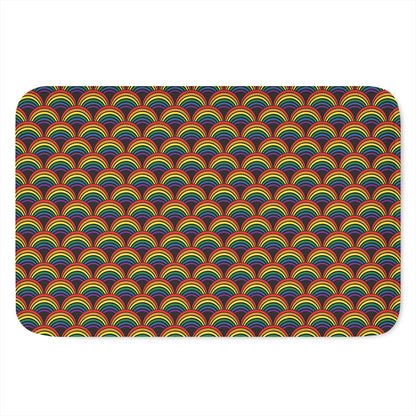 Rainbow Gay Pride Pattern Print Indoor Door Mat