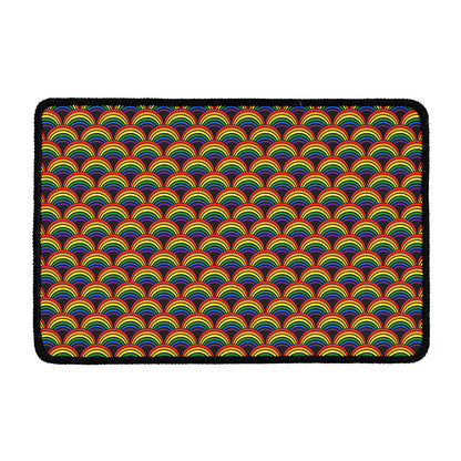 Rainbow Gay Pride Pattern Print Kitchen Mat