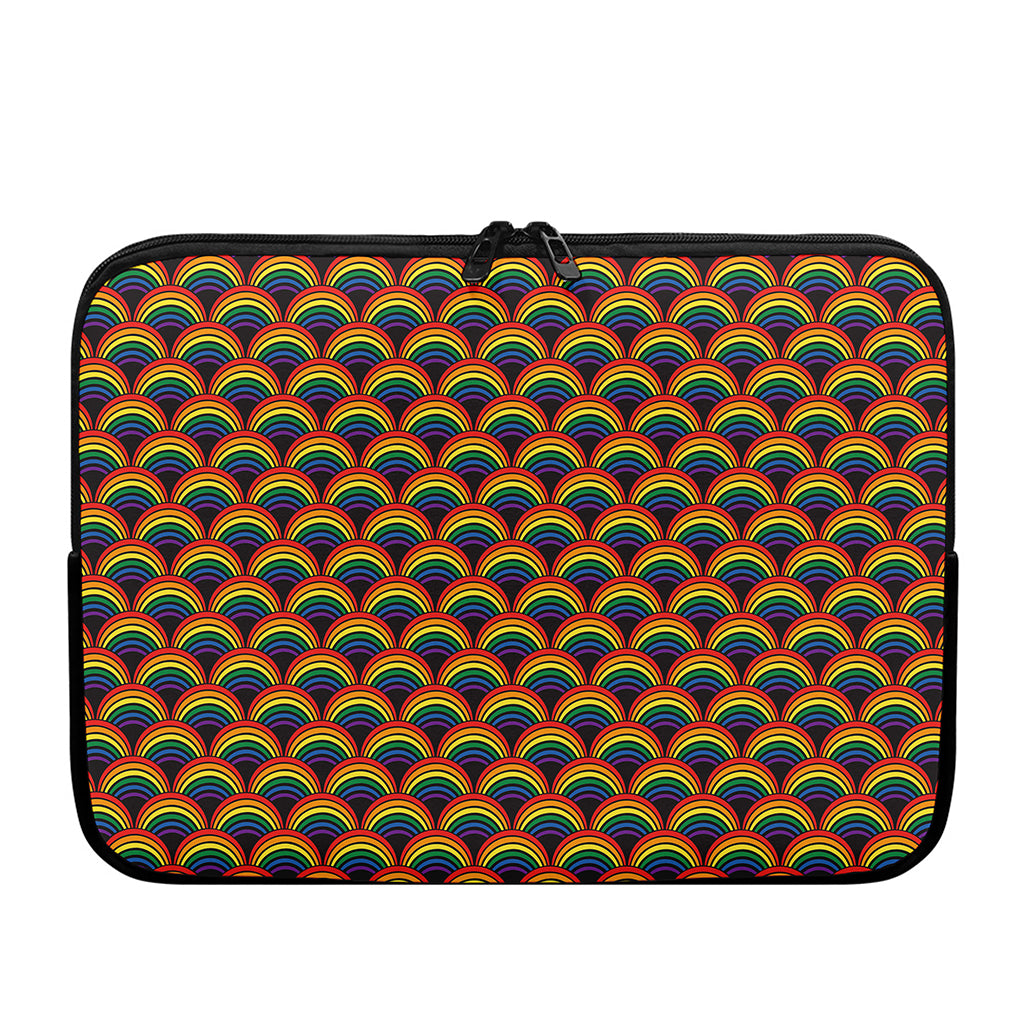Rainbow Gay Pride Pattern Print Laptop Sleeve