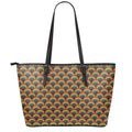 Rainbow Gay Pride Pattern Print Leather Tote Bag With Zipper