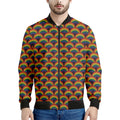 Rainbow Gay Pride Pattern Print Men's Bomber Jacket