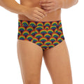 Rainbow Gay Pride Pattern Print Men's Briefs