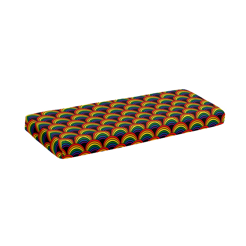 Rainbow Gay Pride Pattern Print Piano Keyboard Cover