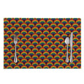 Rainbow Gay Pride Pattern Print Placemat