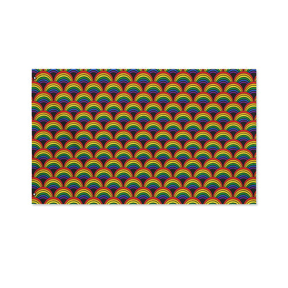 Rainbow Gay Pride Pattern Print Polyester Flag
