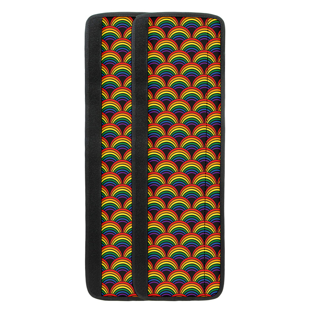 Rainbow Gay Pride Pattern Print Refrigerator Handle Covers