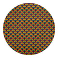 Rainbow Gay Pride Pattern Print Round Blanket