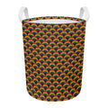 Rainbow Gay Pride Pattern Print Round Laundry Basket