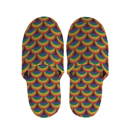 Rainbow Gay Pride Pattern Print Slippers